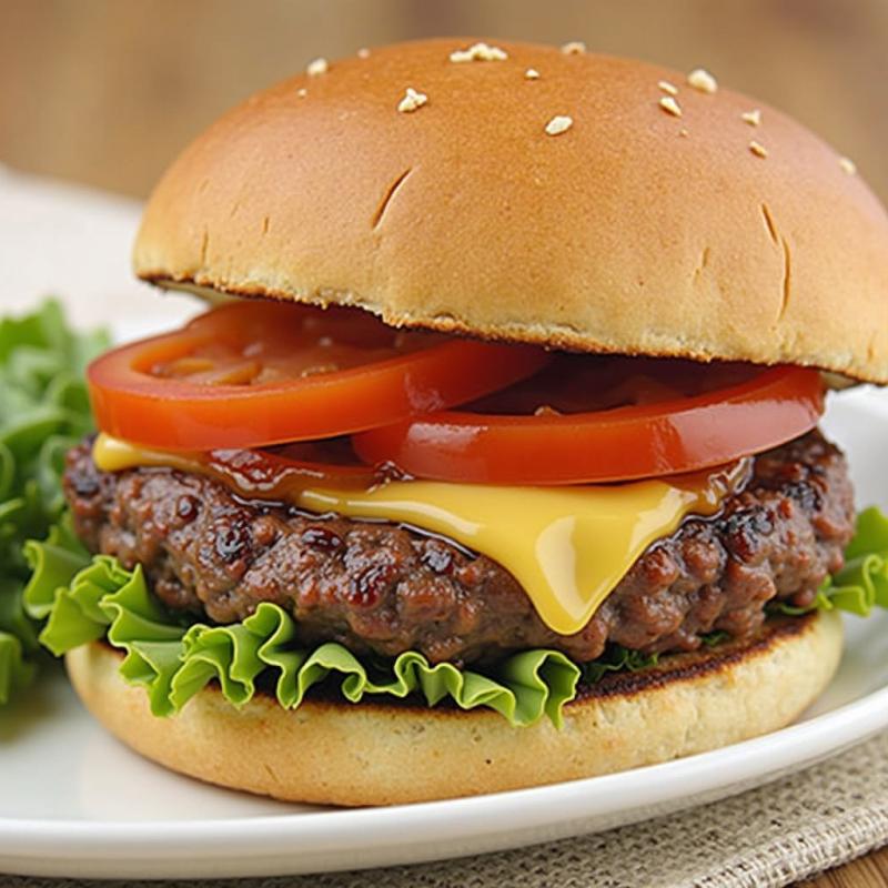 Klasik Barbekü Cheeseburger